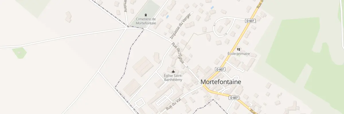 Plan du 17 Rue de l’Eglise à Mortefontaine
