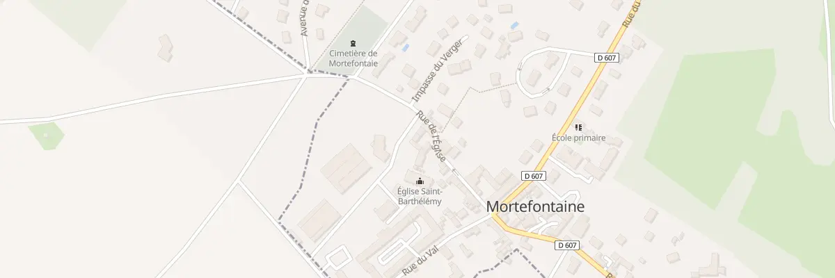 Plan du 19 Rue de l’Eglise à Mortefontaine