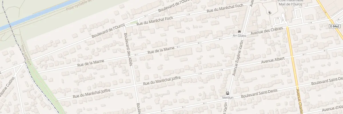 Plan du 23 Rue de la Marne à Villeparisis