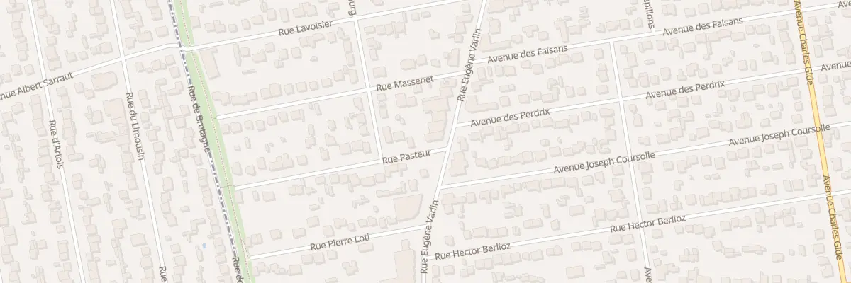 Plan du 2 Rue Pasteur à Villeparisis