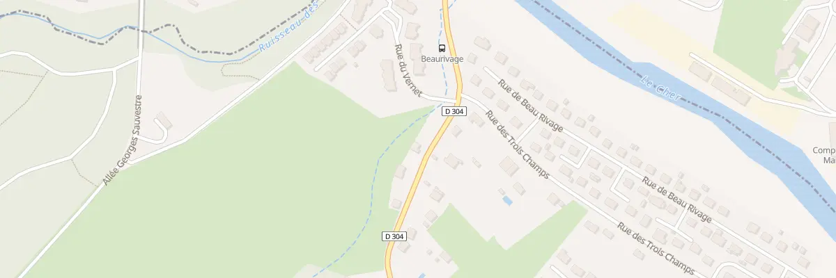 Plan du 8 Rte de Lignerolles à Lavault-Sainte-Anne