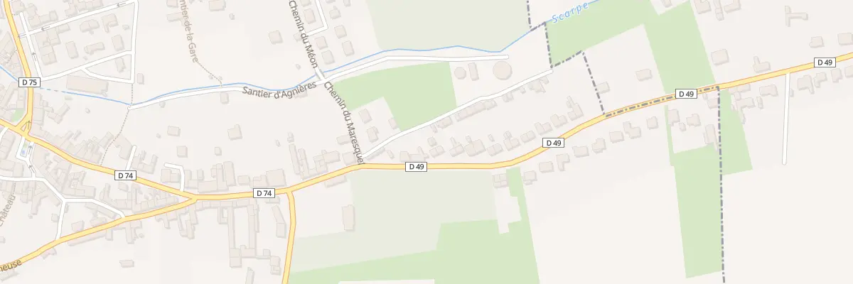 Plan du 19 Rue d’Agnières à Aubigny-en-Artois