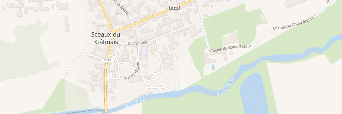 Plan du 6 Rue Sourde à Sceaux-du-Gâtinais