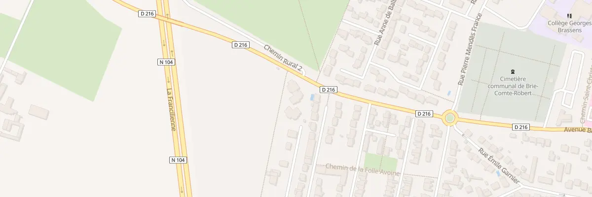 Plan du 3 Rte de Mandres à Brie-Comte-Robert