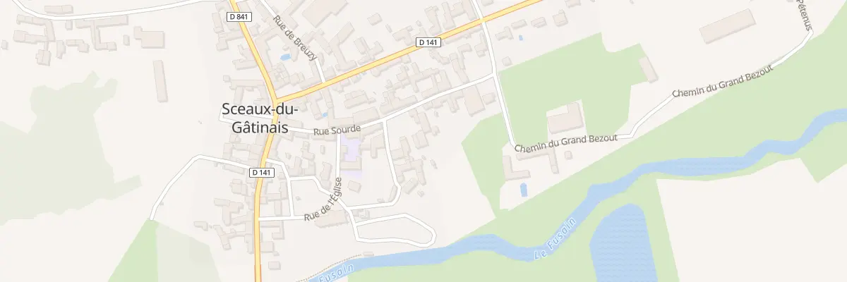 Plan du 8 Rue Sourde à Sceaux-du-Gâtinais