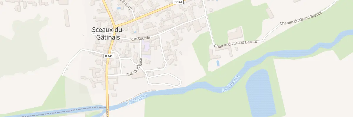 Plan du 5 Rue du Poirier de Sauge à Sceaux-du-Gâtinais