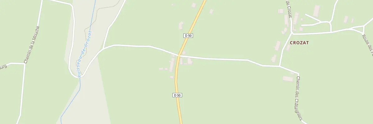 Plan du 24 Rte de Crozat à Saint-Genest