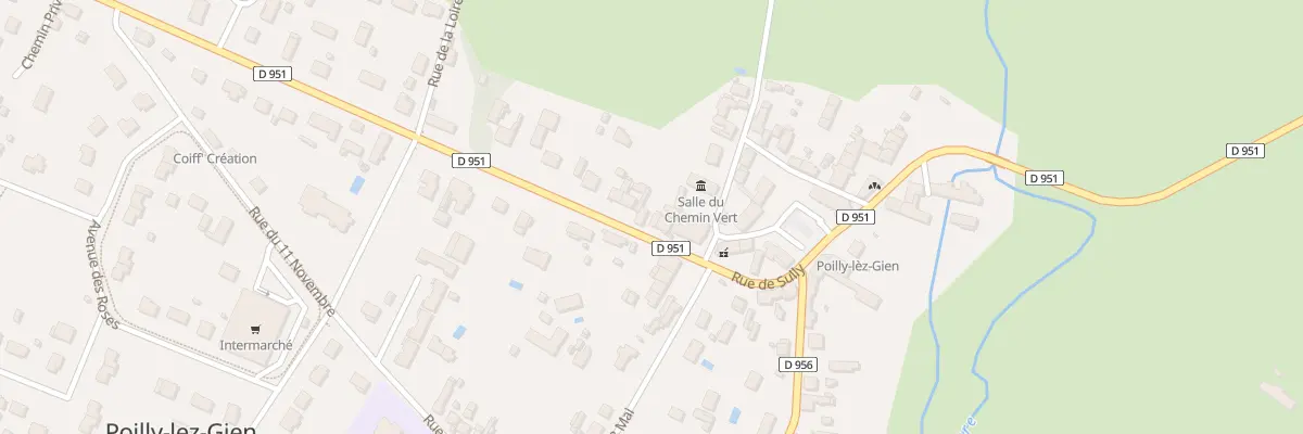 Plan du 28 Rue de Sully à Poilly-lez-Gien