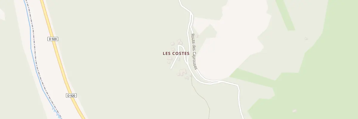 Plan du 5291 Les Costes à Florentin-la-Capelle