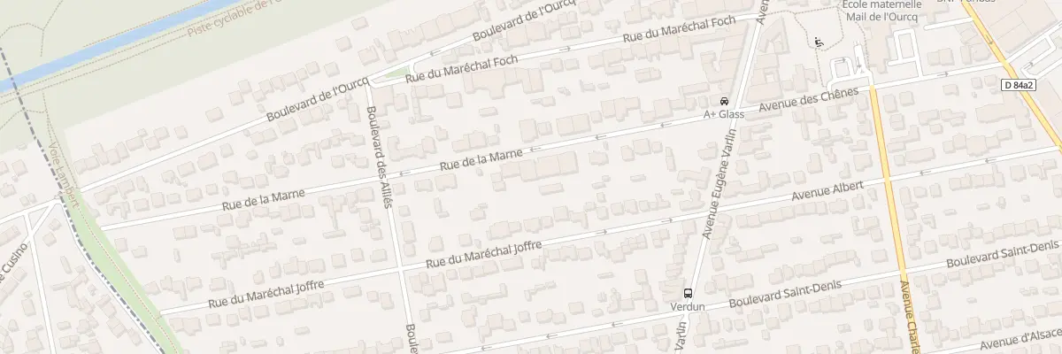 Plan du 21 Rue de la Marne à Villeparisis