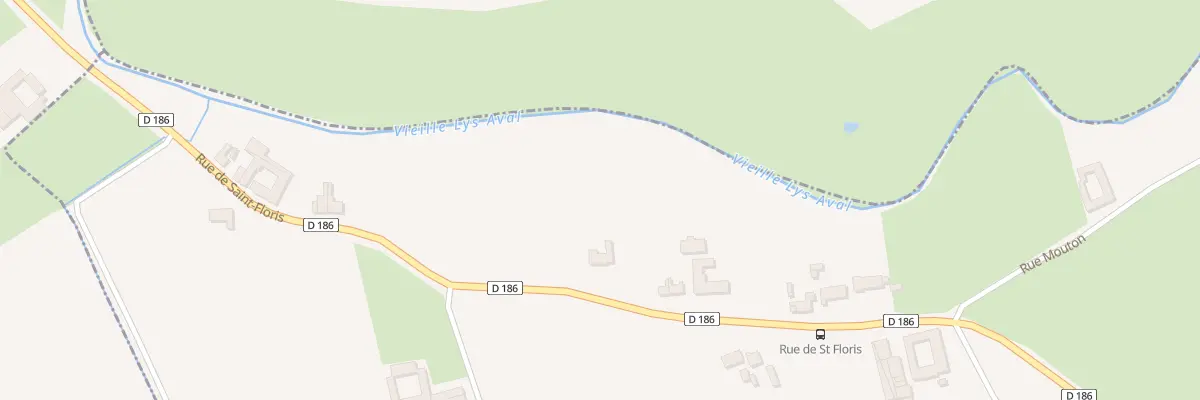 Plan du 918 Rue de Saint Floris à Calonne-sur-la-Lys