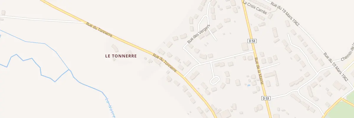 Plan du 22 Rue des Vergers à Autry-le-Châtel