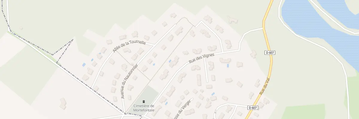 Plan du 22 Rue des Vignes à Mortefontaine