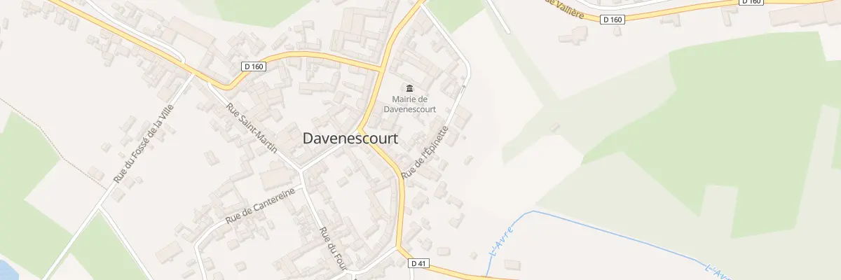 Plan du 7 Rue de l’Épinette à Davenescourt