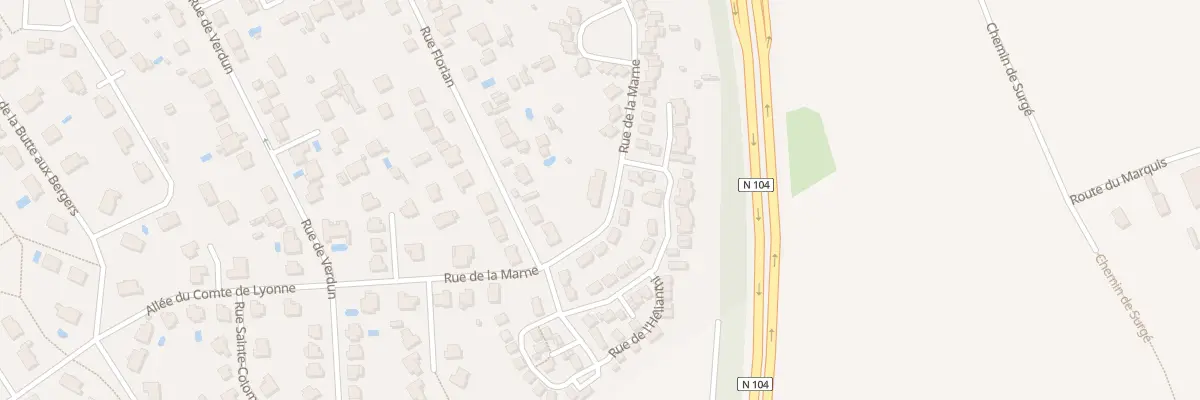 Plan du 32 Rue de la Marne à Servon