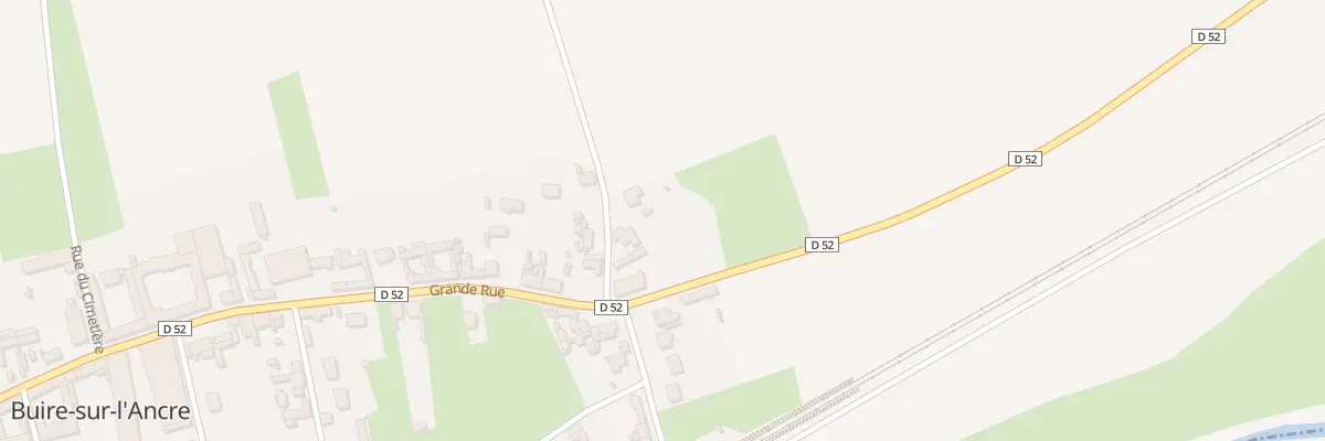 Plan du 2 Che de la Derrière à Buire-sur-l’Ancre
