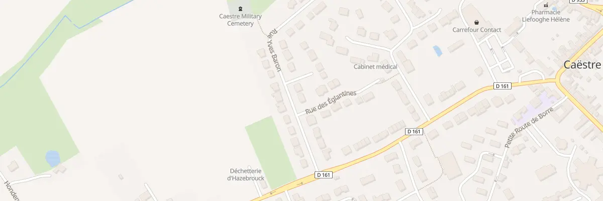 Plan du 112 Rue Yves Baron à Caëstre