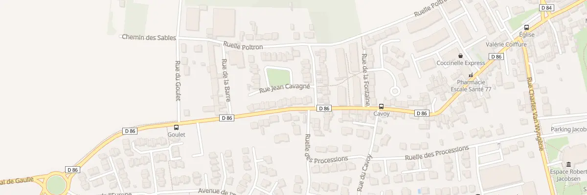 Plan du 108 Rue du Général de Gaulle à Courtry