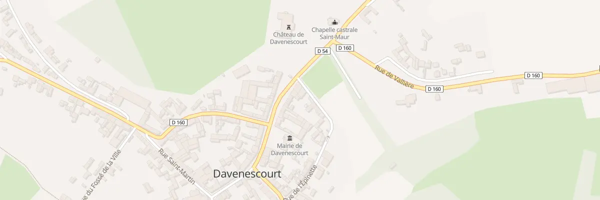 Plan du 28 Gr Grande Rue à Davenescourt