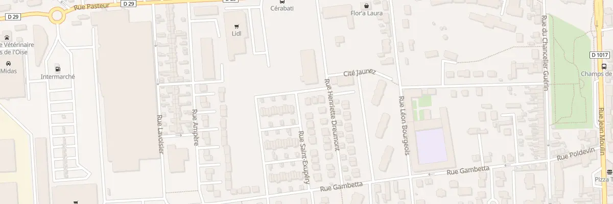Plan du 22 Rue Saint Exupery à Pont-Sainte-Maxence
