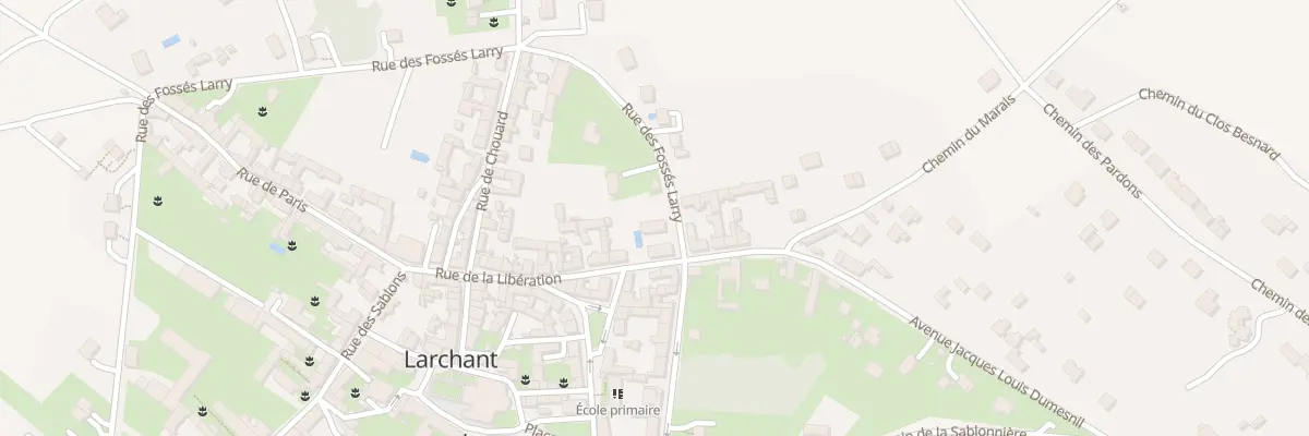 Plan du 1 Rue des Fossés Larry à Larchant