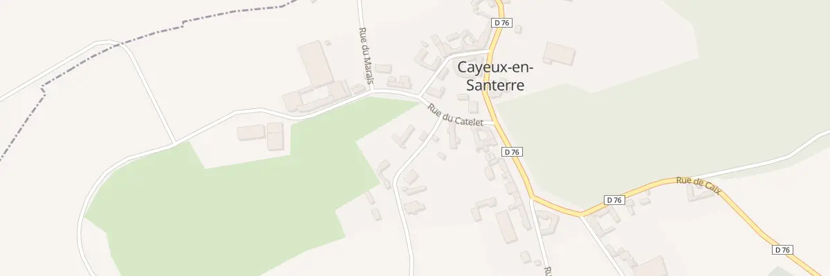 Plan du 10 Rue du Catelet à Cayeux-en-Santerre