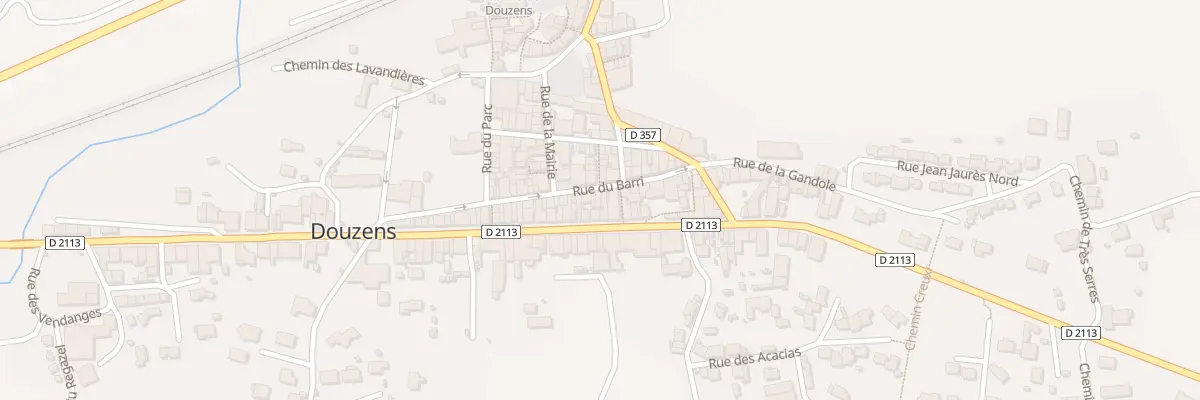 Plan du 95 Av des Corbières à Douzens