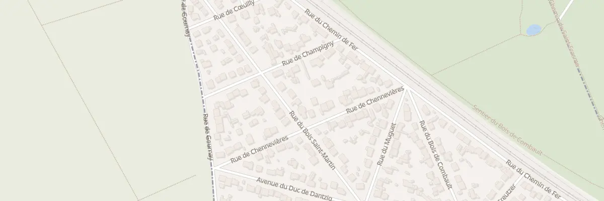 Plan du 112 Rue du Bois Saint-Martin à Pontault-Combault