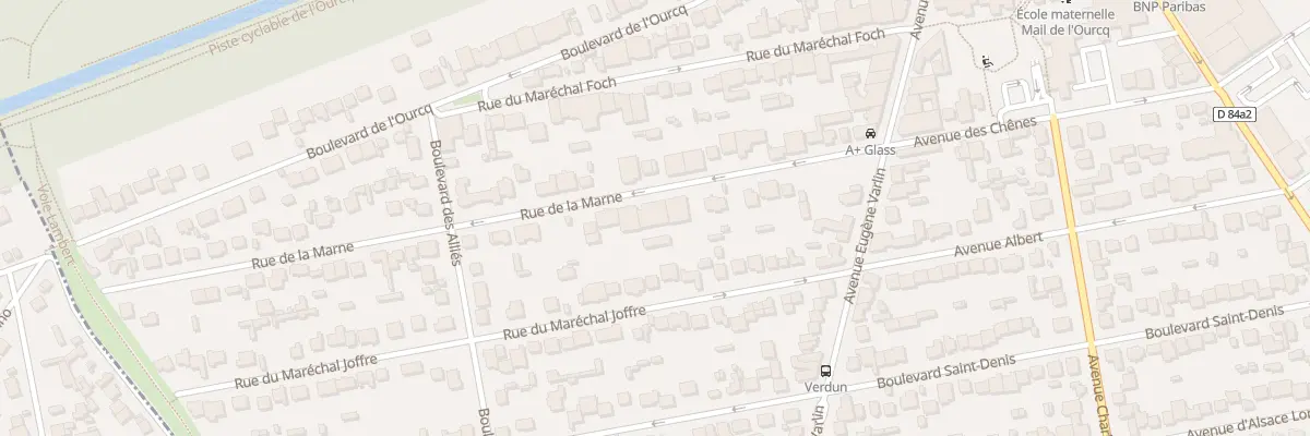 Plan du 17 Rue de la Marne à Villeparisis