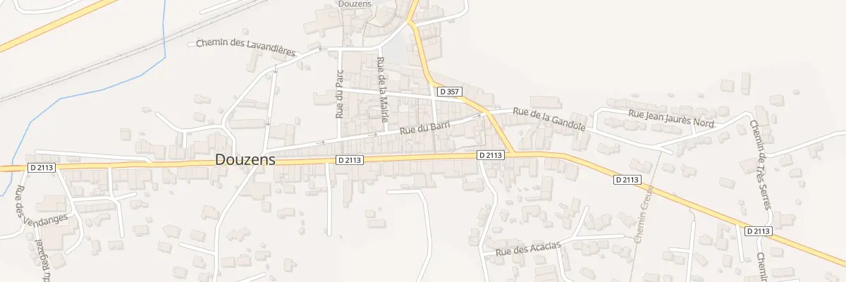 Plan du 97 Av des Corbières à Douzens