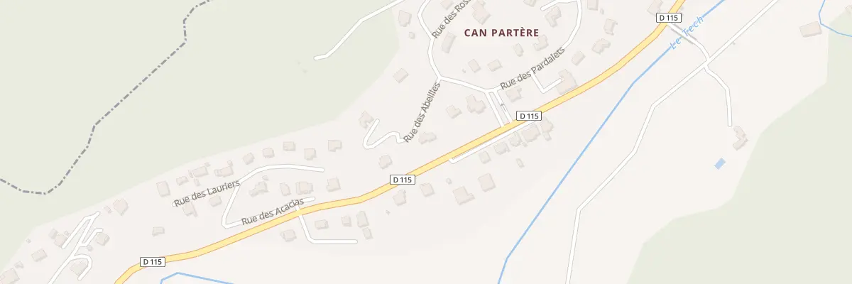 Plan du 1 Cae de les Abelles à Arles-sur-Tech