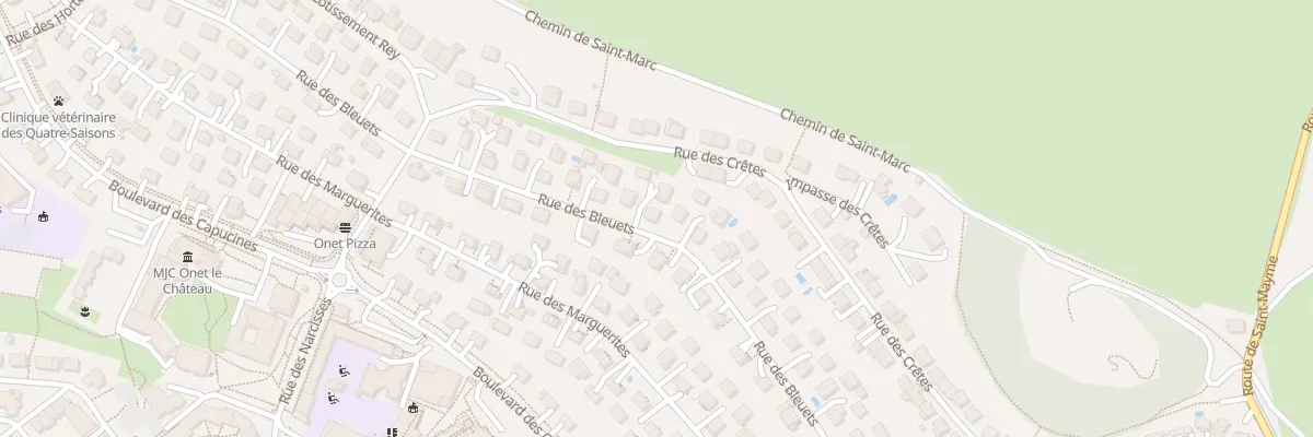 Plan du 107 Rue des Bleuets à Onet-le-Château