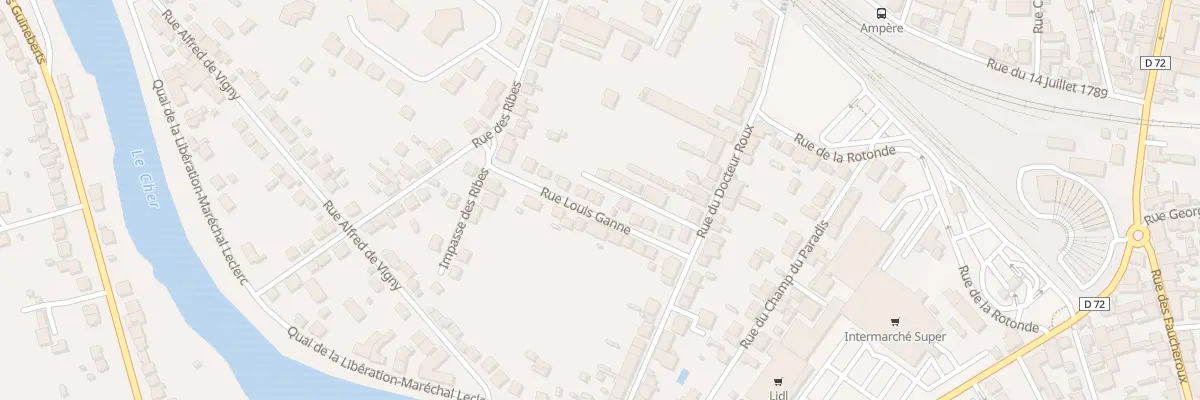 Plan du 12B Rue Louis Ganne à Montluçon