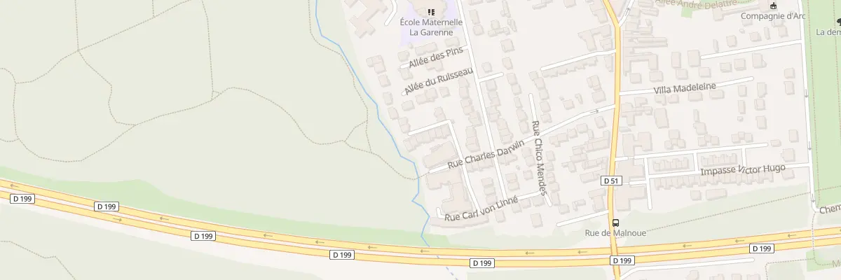 Plan du 6 Rue Georges Cuvier à Champs-sur-Marne