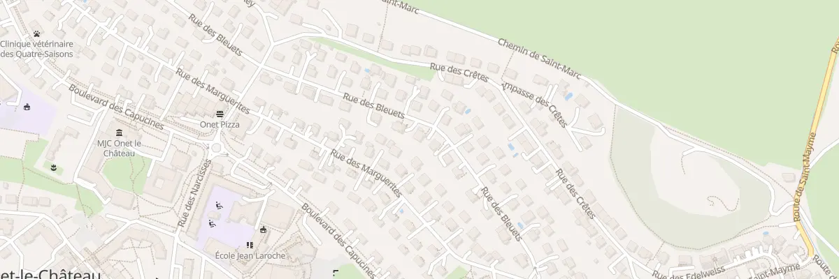 Plan du 40 Rue des Bleuets à Onet-le-Château