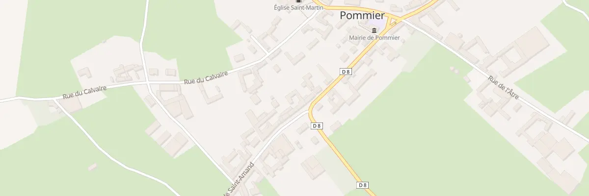 Plan du 16 Rue de St Martin à Pommier