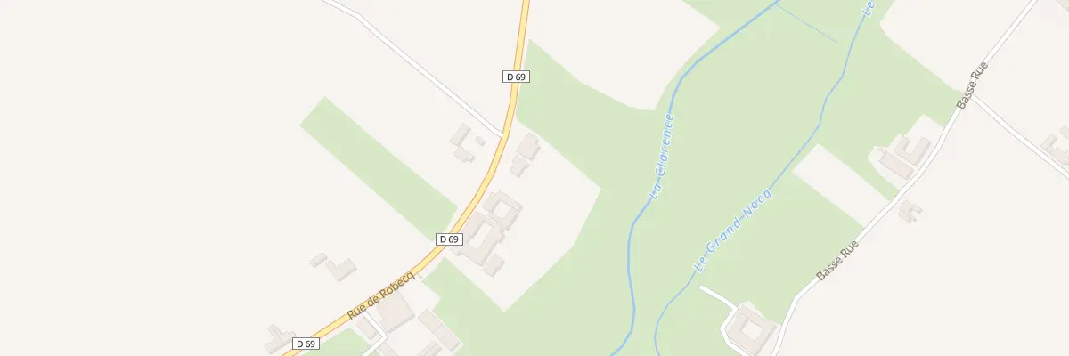 Plan du 1893 Rue de Robecq à Calonne-sur-la-Lys