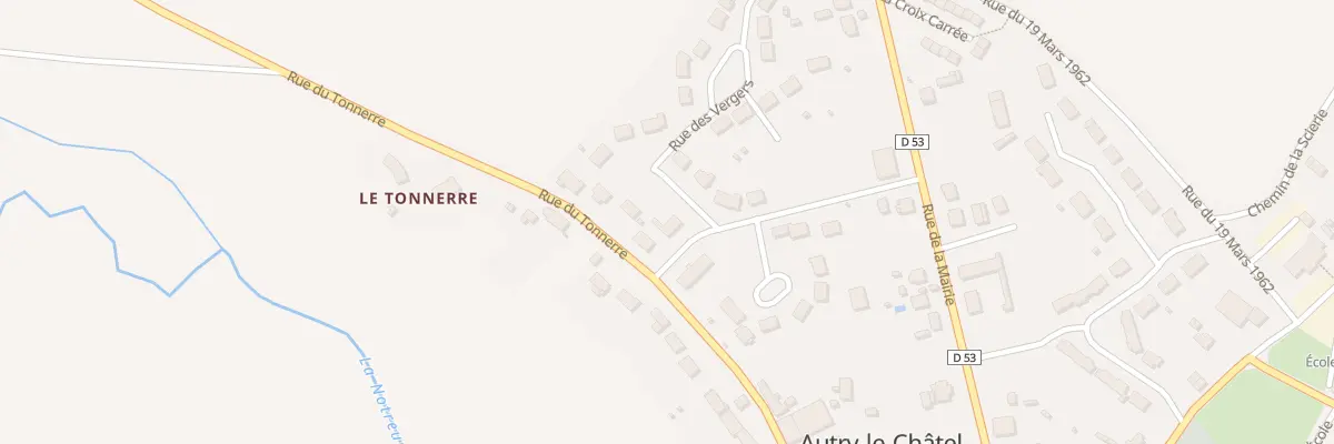 Plan du 24 Rue des Vergers à Autry-le-Châtel