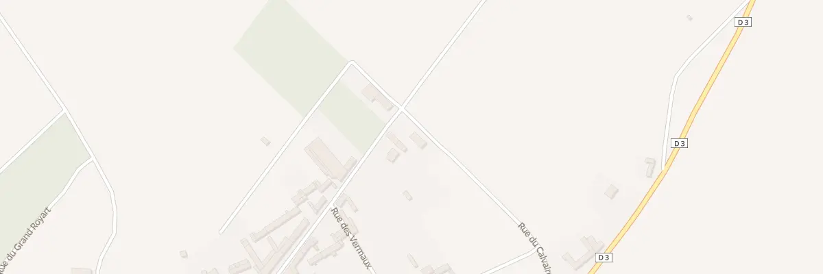 Plan du 1 Rue Calvaire à Sailly-au-Bois