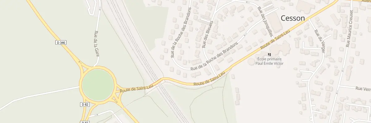Plan du 33 Rue de la Roche des Brandons à Cesson