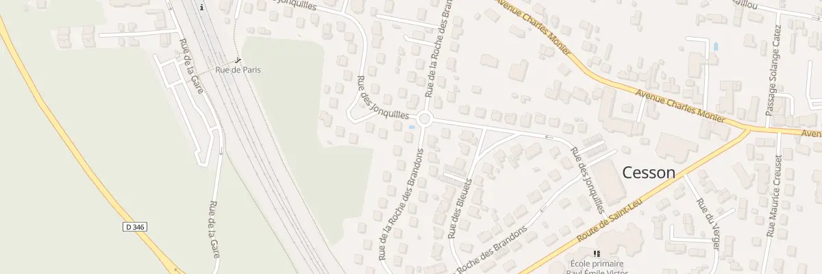 Plan du 22 Rue de la Roche des Brandons à Cesson