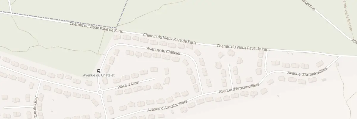 Plan du 13 Av du Châtelet à Lésigny