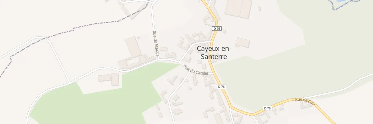 Plan du 8 Rue du Catelet à Cayeux-en-Santerre