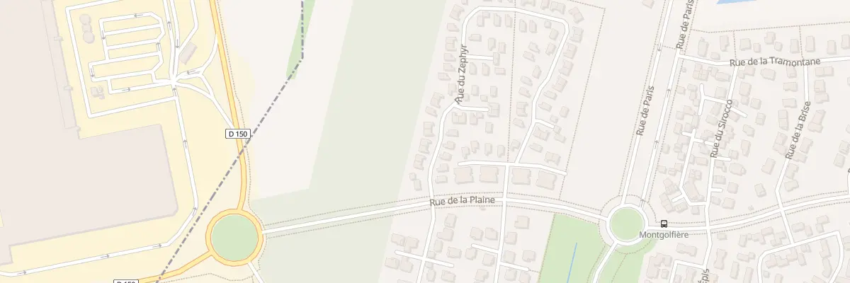 Plan du 94 Rue du Zephyr à Cesson