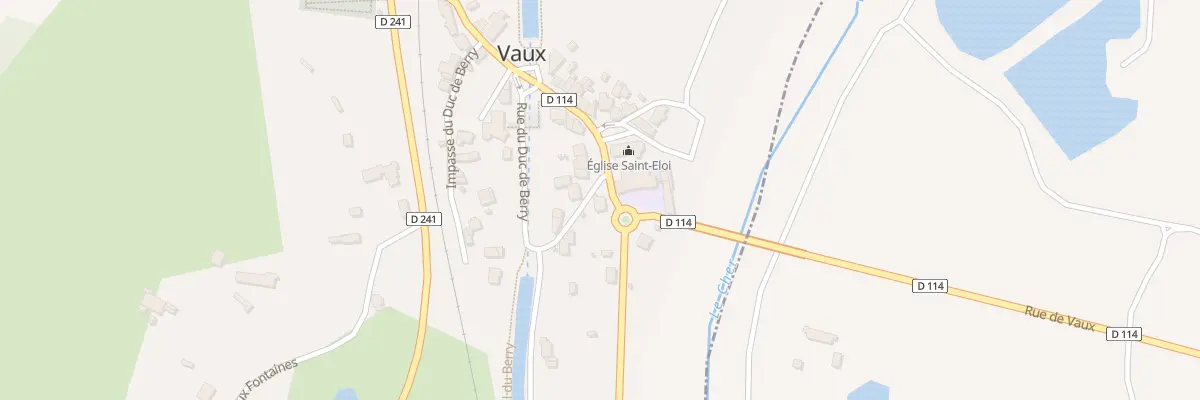 Plan du 1 Rue des Fours à Chaux à Vaux