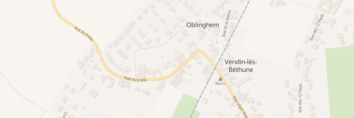 Plan du 12 Rue du 8 Mai à Oblinghem