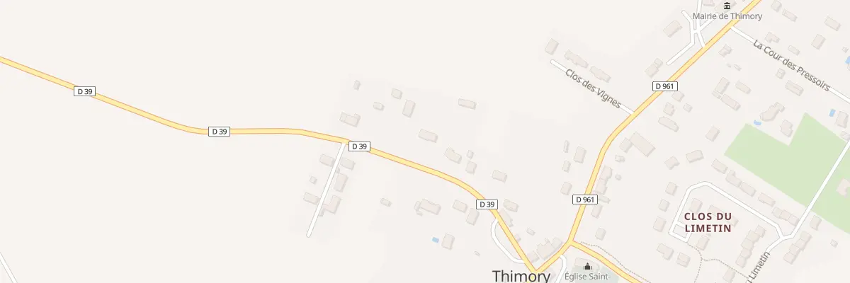 Plan du 18 Rte de Bellegarde à Thimory