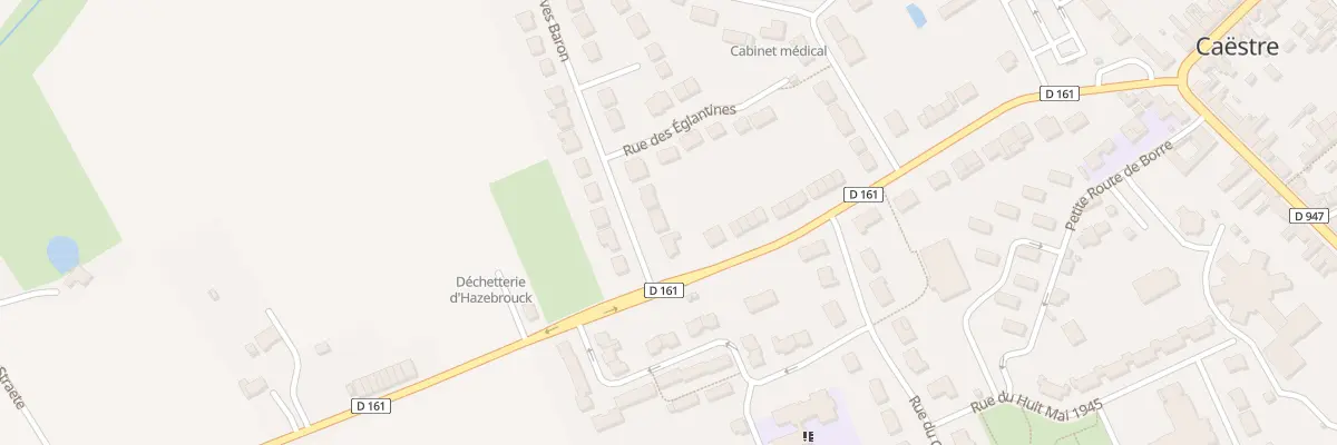 Plan du 38 Rue Yves Baron à Caëstre