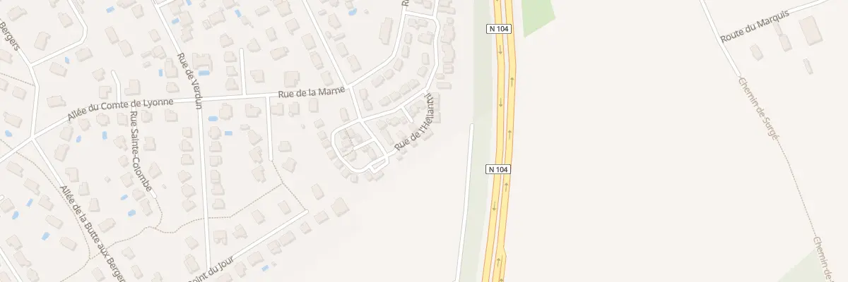 Plan du 21 Rue de l’Helianthi à Servon