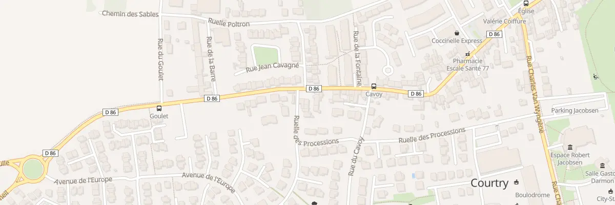 Plan du 97 Rue du Général de Gaulle à Courtry